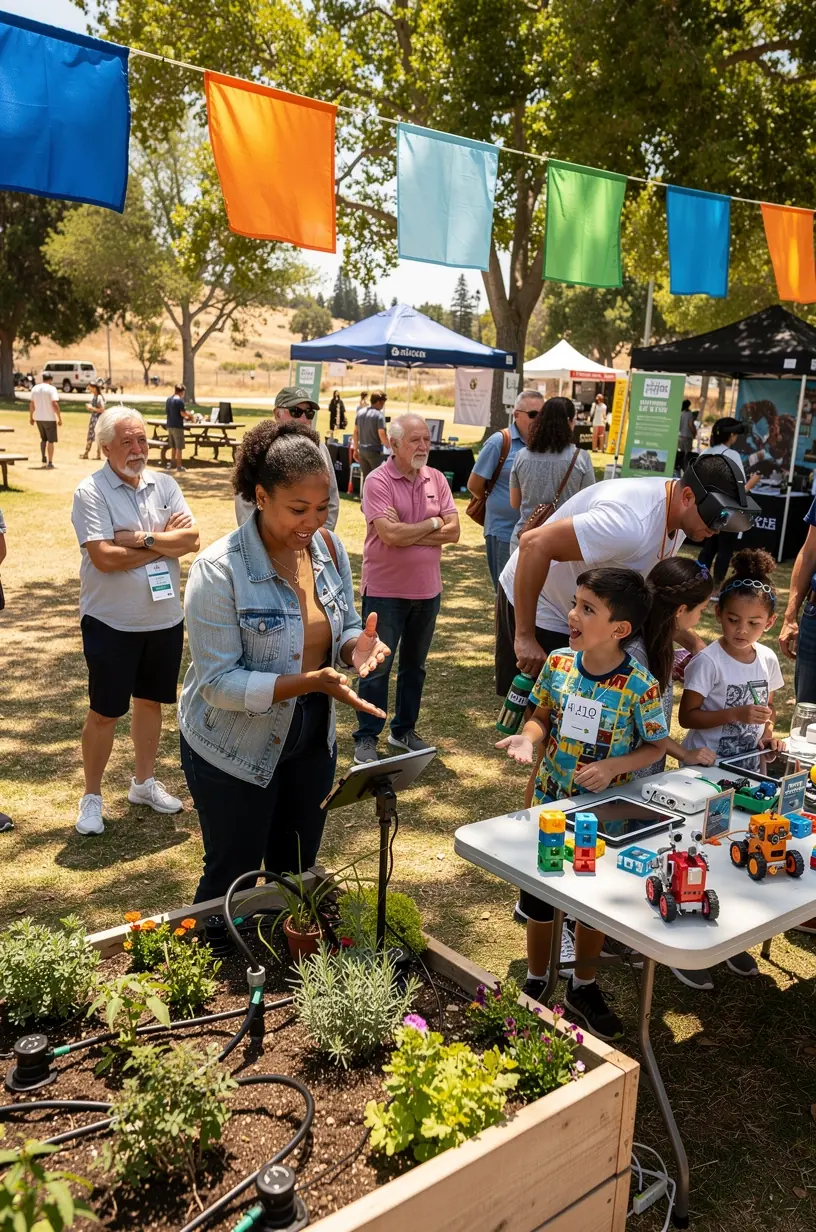 Electric vehicle charging stations installed along a residential street supporting green transportation initiatives.